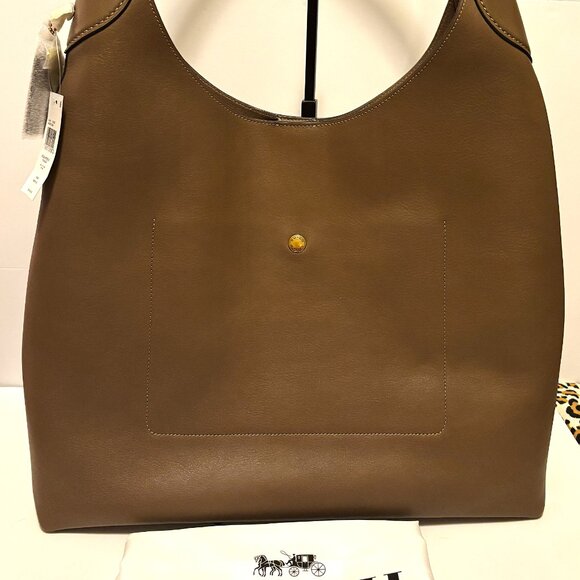 Coach Brooklyn 39 Dark Stone Shoulder Bag - Picture 2 of 7